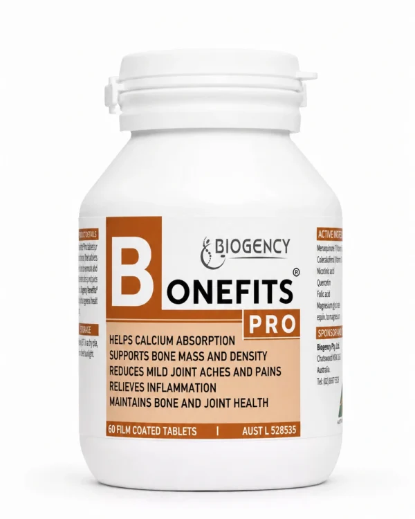 Biogency Bonefits Pro – 60 film-coated tablets for bone and joint health